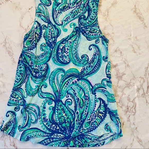 Lilly Pulitzer Marlow Paisley Tank Top - Picture 4 of 4